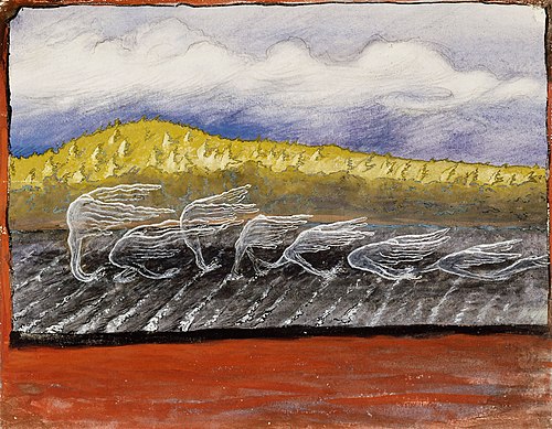 The Wind Blows, 1897, Hugo Simberg