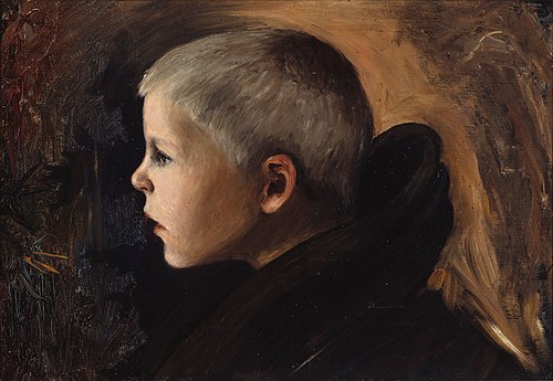 Boy from Säkkijärvi, 1897, Hugo Simberg
