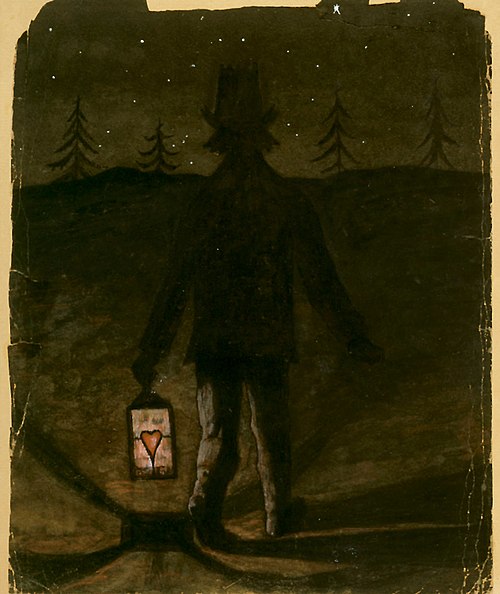 Nattvandraren, , Hugo Simberg