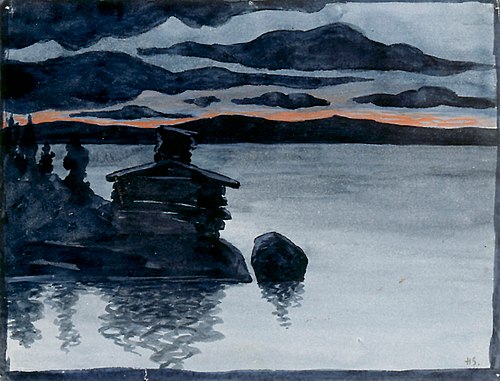 Ilta, , Hugo Simberg