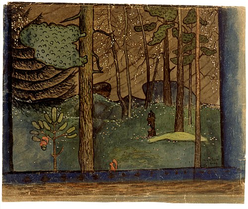 Autumn in the Forest, 1895, Hugo Simberg