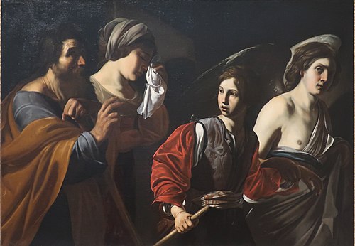 Tobias and the Angel, 1620, Nicolas Tournier