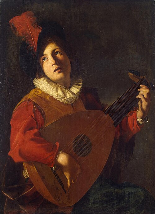 Lute Player, 1650, Nicolas Tournier