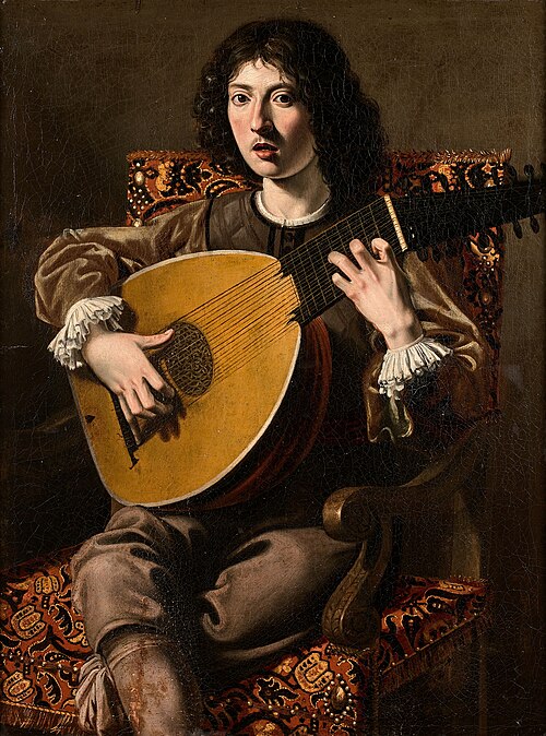 Le Joueur de luth, 1630, Nicolas Tournier