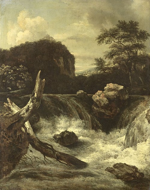 A Waterfall (Cascade), 1670, Jan van Kessel