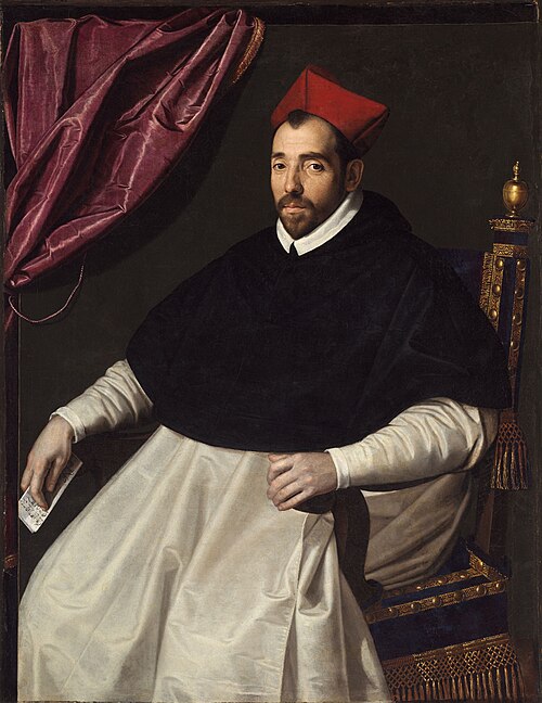 Michele Bonelli, called "Cardinal Alessandrino", 1586, Scipione Pulzone