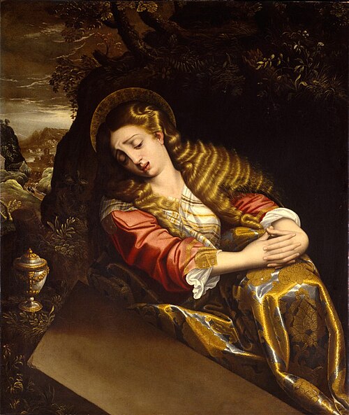 Mary Magdalene at the Tomb, 1570, Scipione Pulzone