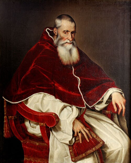 Portrait of Pope Paul III, 1586, Scipione Pulzone