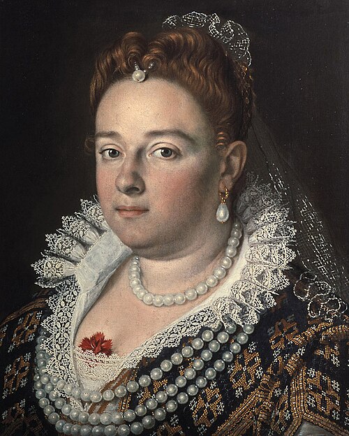 Portrait of Grand Duchess Bianca Capello (1548-1587), 1584, Scipione Pulzone