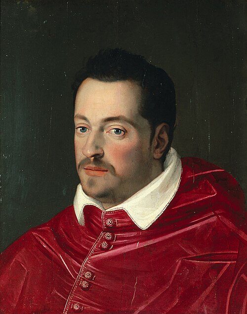 Großherzog Ferdinando I. (1549-1609) von Toskana als Kardinal, Brustbild, 1550, Scipione Pulzone
