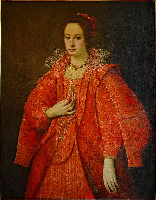 La Femme en rouge, 1550, Scipione Pulzone