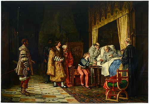 Mensaje de Carlos I al cardenal Cisneros (1517), 1877, Ricardo Villodas y de la Torre