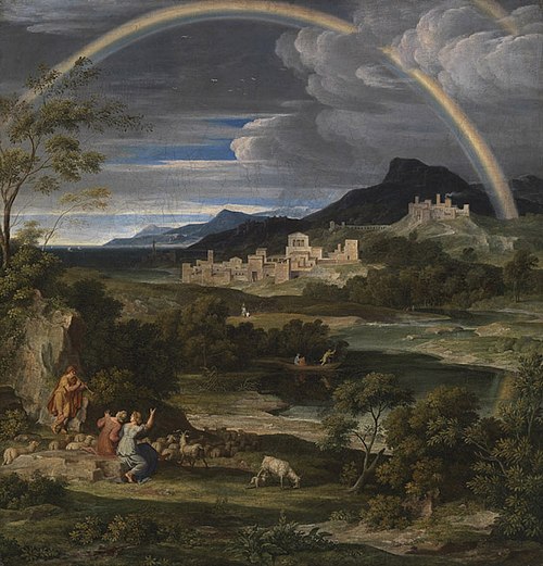 Heroische Landschaft mit Regenbogen, 1805, Joseph Anton Koch