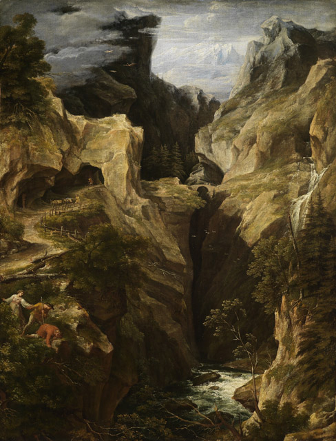 Die Via Mala in Graubünden, 1804, Joseph Anton Koch