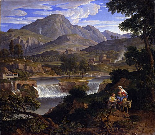 Waterfalls at Subiaco, 1812, Joseph Anton Koch