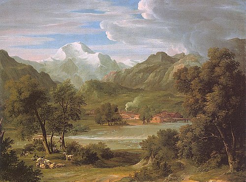 Das Lauterbrunner Tal, 1821, Joseph Anton Koch