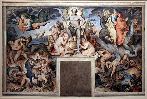 Dante's Inferno, 1825, Joseph Anton Koch