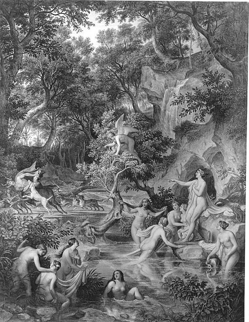 Diana und Aktäon, 1833, Joseph Anton Koch