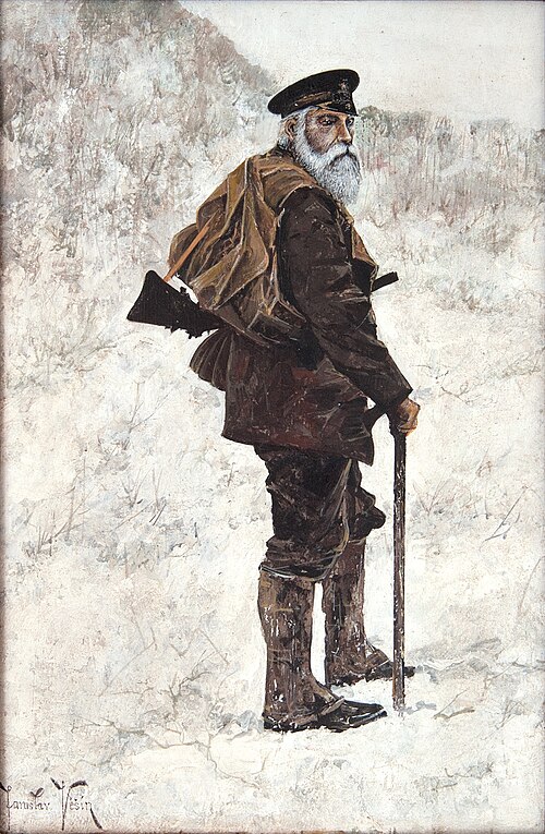 A Man with a Rifle / Huntsman, , Jaroslav Věšín
