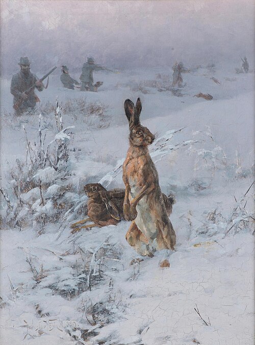 At the Hunt, 1892, Jaroslav Věšín