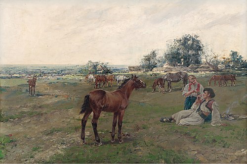 Nemý svedok lásky, 1890, Jaroslav Věšín