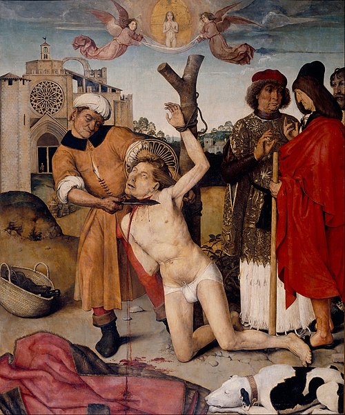 Martyrdom of Saint Cucuphas, 1500, Ayne Bru