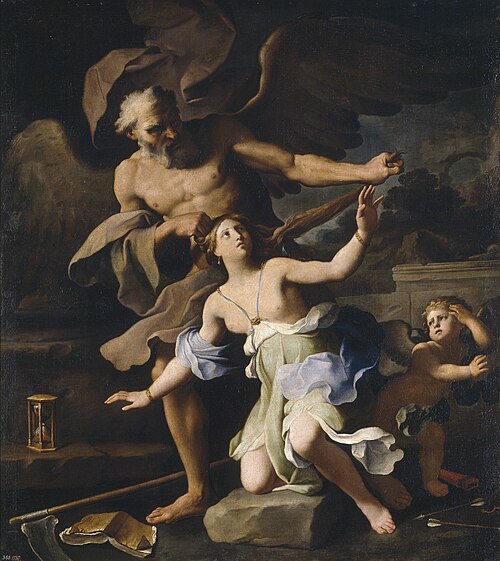 El Tiempo destruyendo la Hermosura, 1601, Giovanni Domenico Cerrini