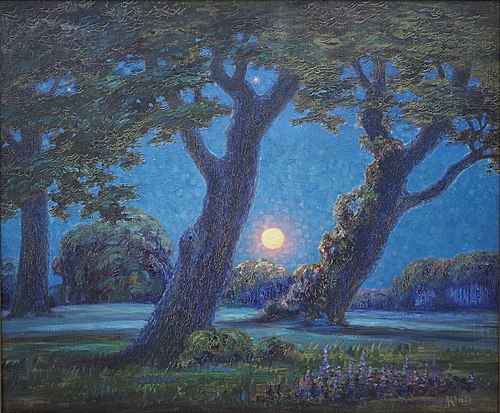 Vollmondnacht, 1920, Albert König