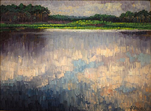 Wolkenspiegelungen, 1913, Albert König