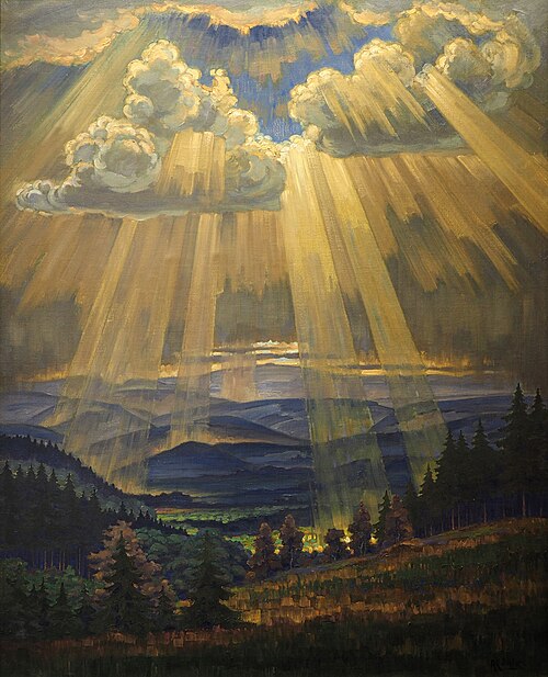 Wetterwolken, 1920, Albert König