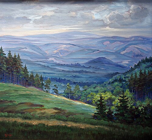 Blaue Berge (Harz), 1924, Albert König