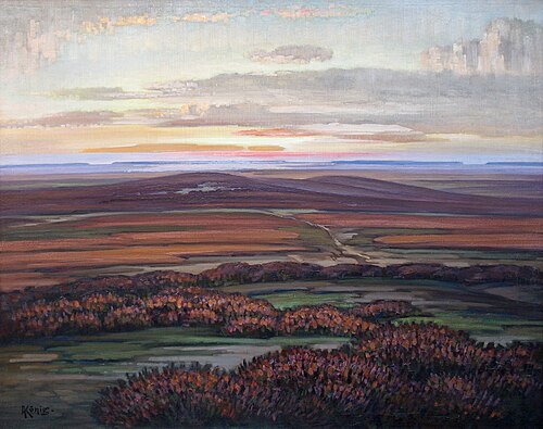 Dämmerung in der Heide, 1930, Albert König