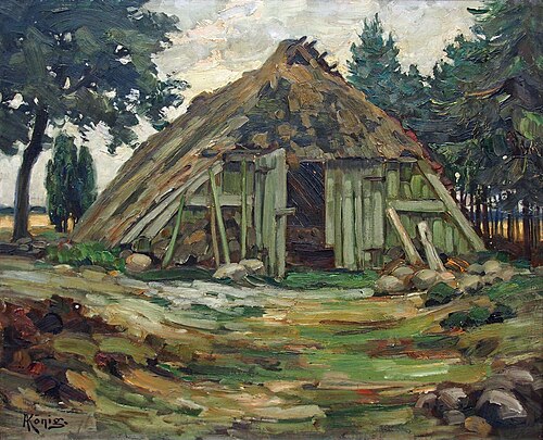 Schafstall, 1925, Albert König