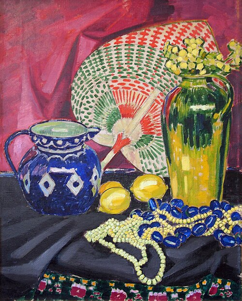 Stillleben mit Fächer, 1910, Albert König