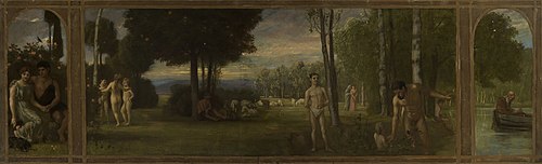 Der Garten Eden, 1891, Albert Lang