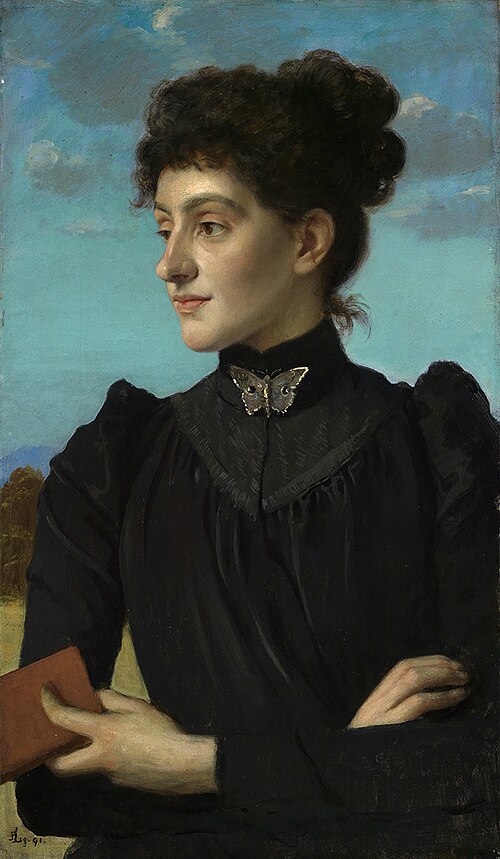Mädchenbildnis, 1891, Albert Lang