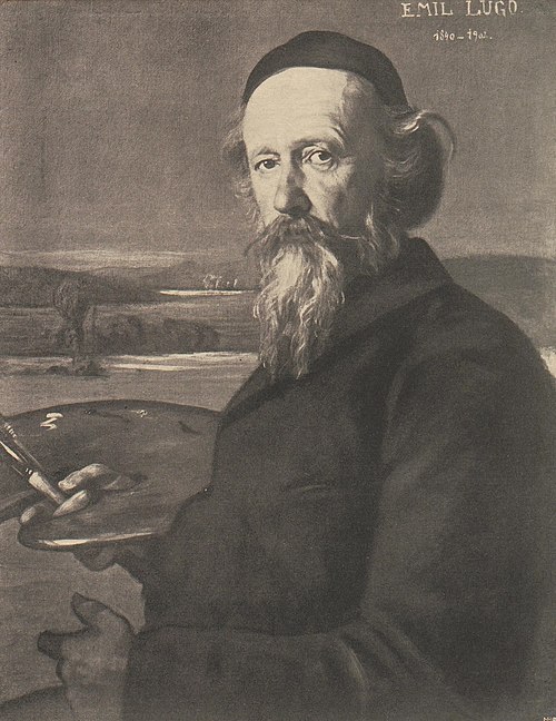 Bildnis des Malers Emil Lugo, 1902, Albert Lang