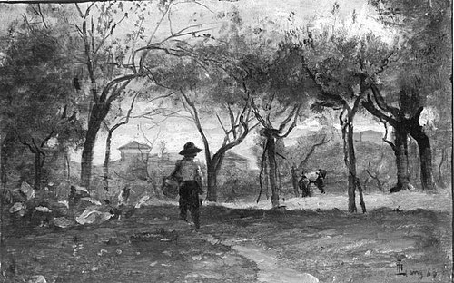 Florentiner Garten, 1888, Albert Lang