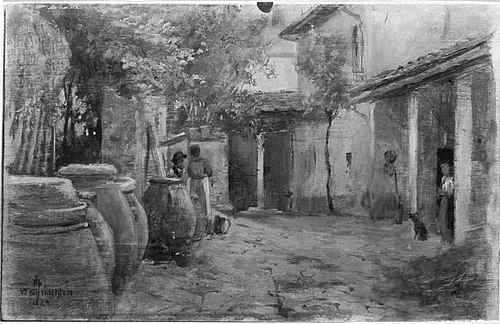San Leonardo in Florenz, 1884, Albert Lang