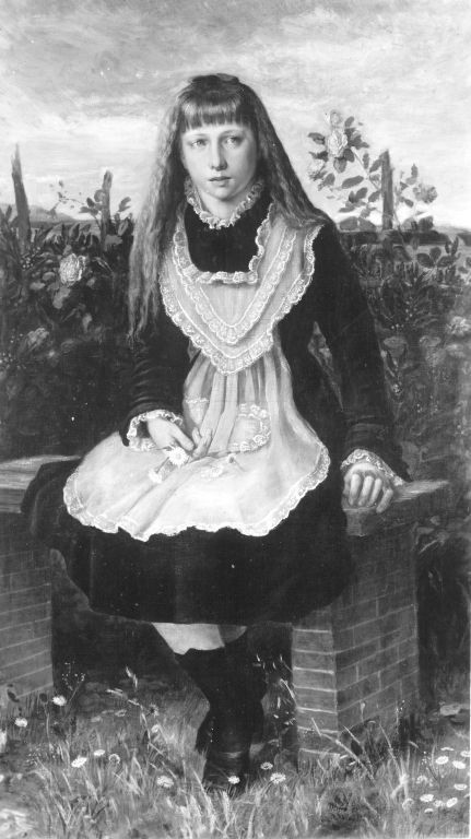 Mädchenbildnis, 1876, Albert Lang