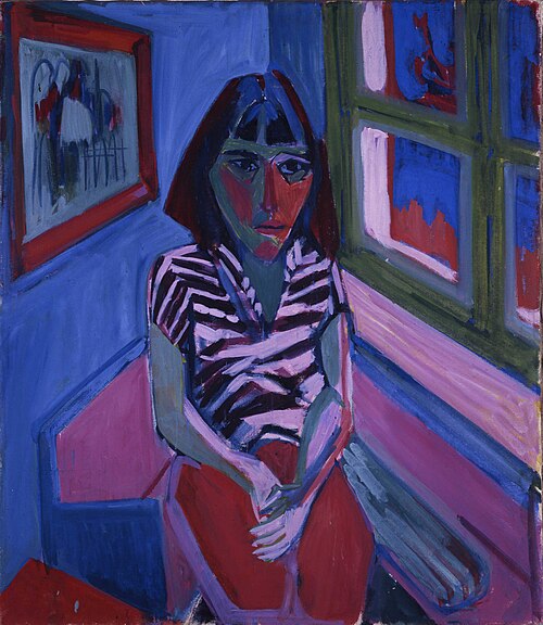Bildnis Anna, 1924, Albert Müller