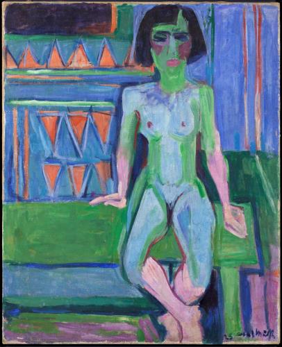 Sitzender Akt, 1925, Albert Müller