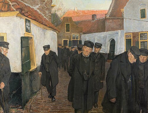 Guests of the Sint-Pieters- and Bloklandsgasthuis, 1899, Hendrik Jan Wolter