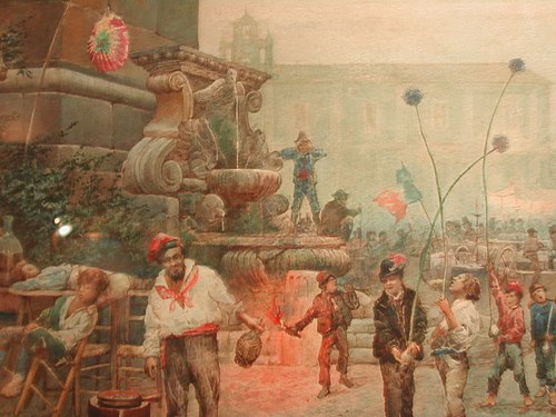 festa a San Giovanni, , Ettore Roesler Franz