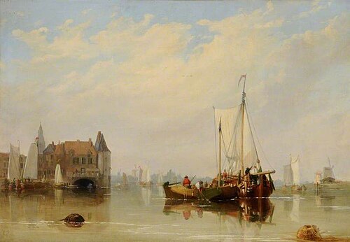 Alkmaar, The Netherlands, 1845, George Clarkson Stanfield