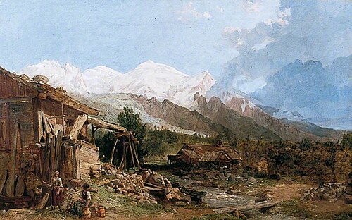 Swiss Landscape, 1854, George Clarkson Stanfield