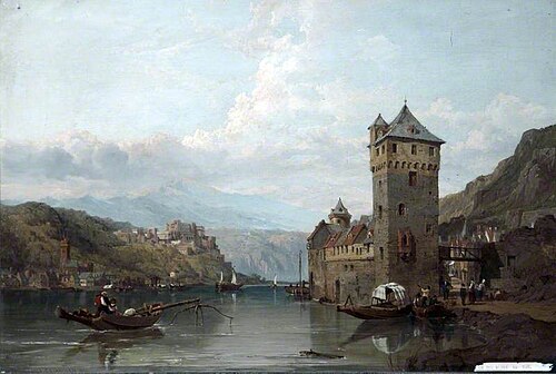 On the Rhine, 1856, George Clarkson Stanfield