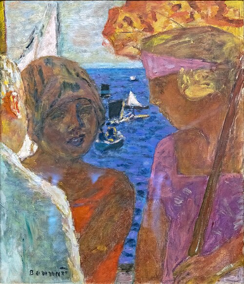 Conversation à Arcachon, 1928, Pierre Bonnard