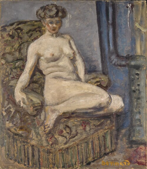 Nu au fauteuil près du poêle, 1903, Pierre Bonnard