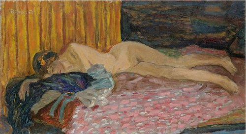 The Pink Couch (Le Canapé Rose), 1910, Pierre Bonnard